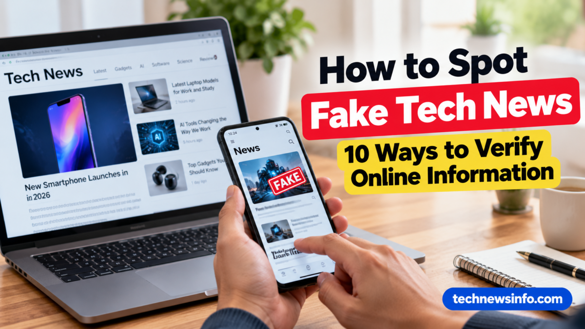 How to Verify Tech News Online: 10 Ways to Spot Fake Technology News